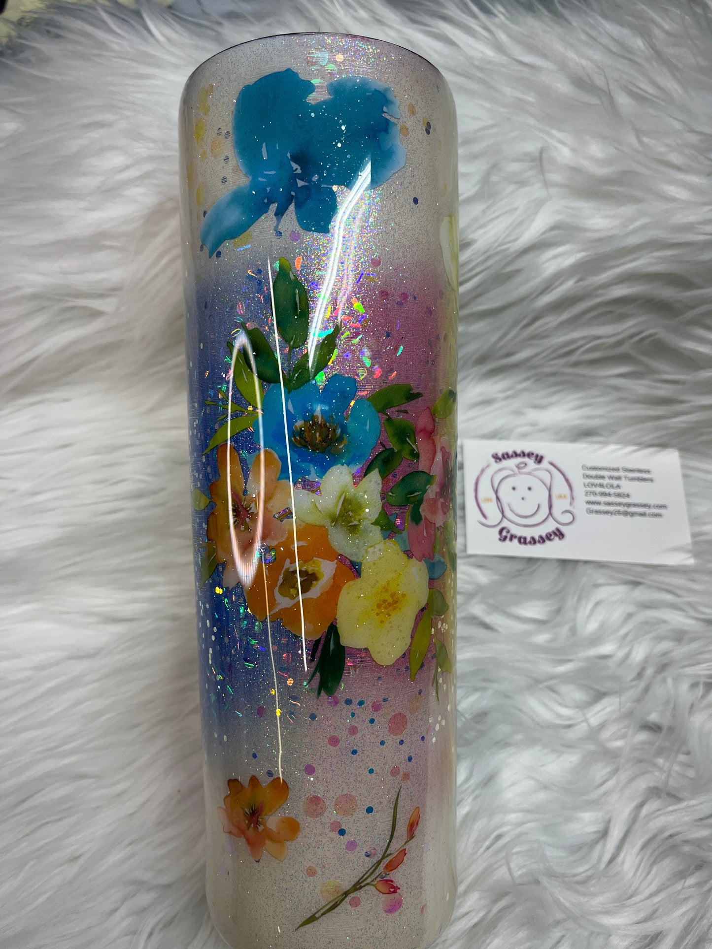 30oz Pastel Flowers