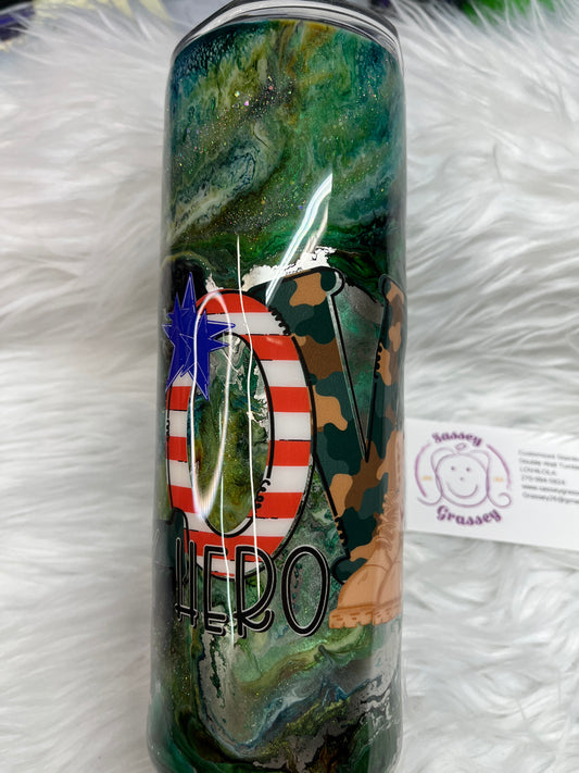20oz LOVE My Hero