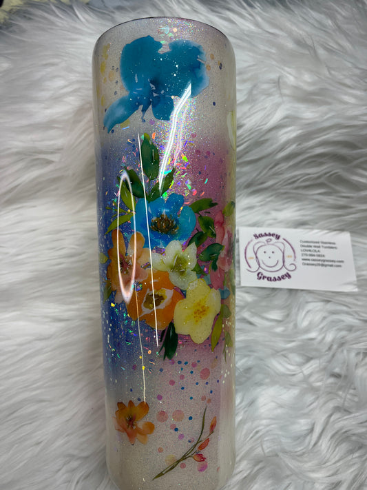 30oz Pastel Flowers