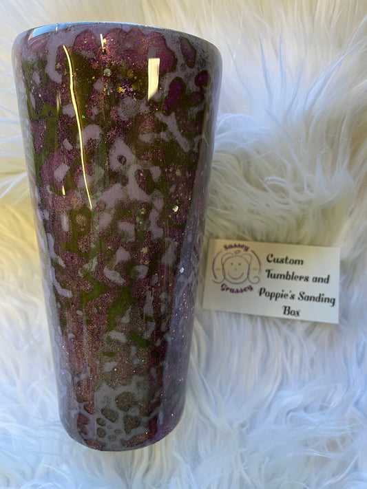 24oz Purple Green
