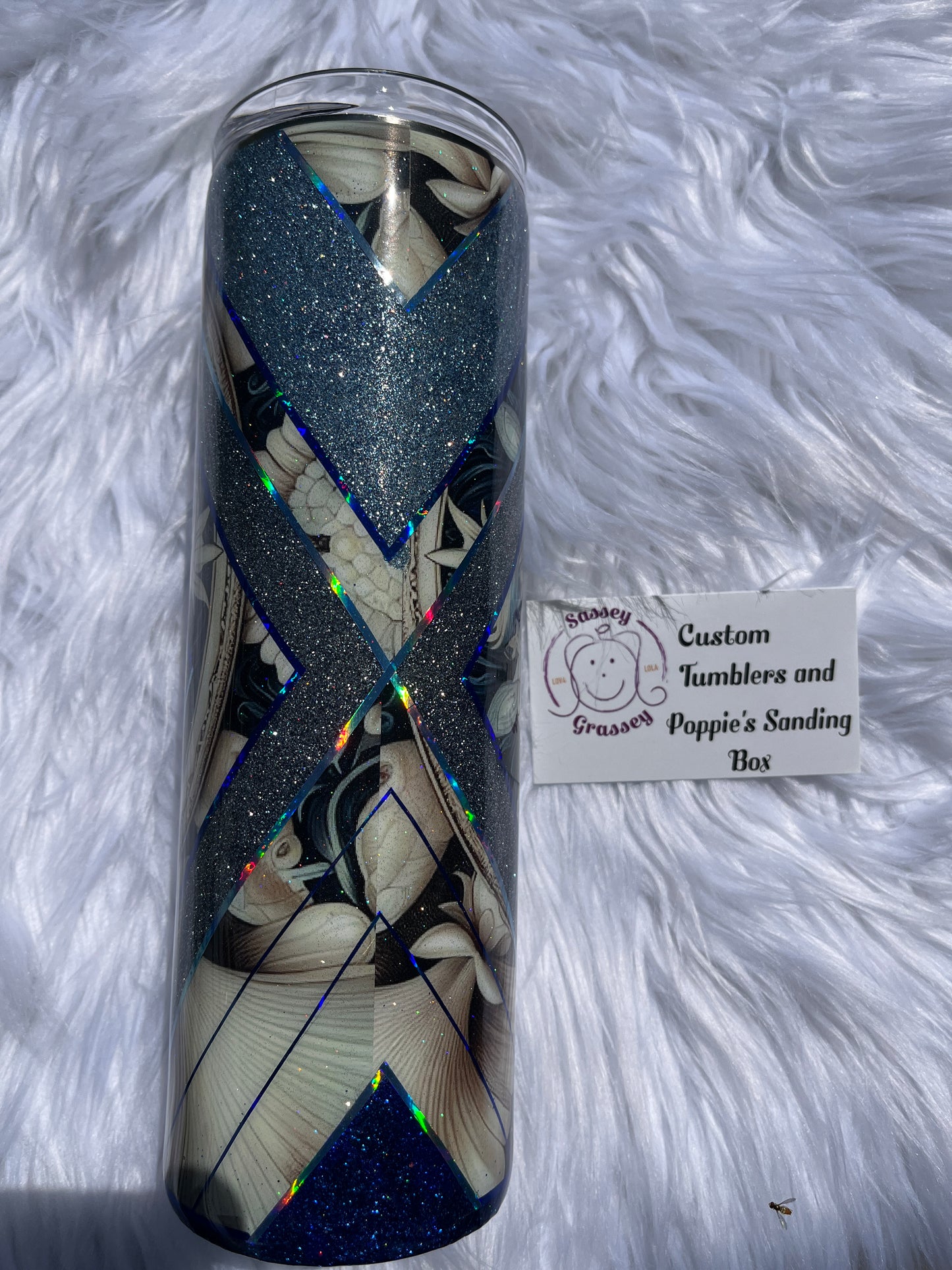 30oz Blue Silver template